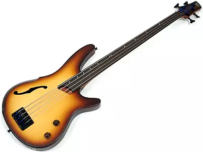 Ibanez SRH500F Fretless Acoustic-Electric Bass Guitar Natural Browned Burst Flat • $882.22