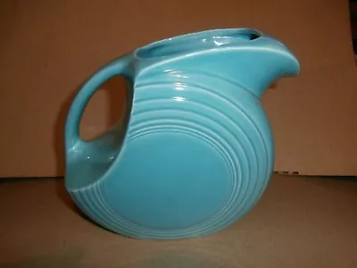 Vintage  Fiesta Fiestaware Water Pitcher Turquoise • $48.99