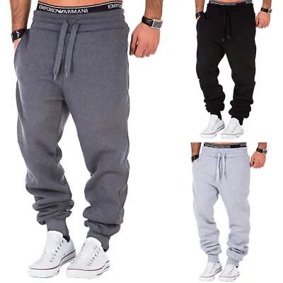 Men Sport Pants Trousers Tracksuit Cargo Sweatpants Bottoms Jogging Combat Loose • $16.56