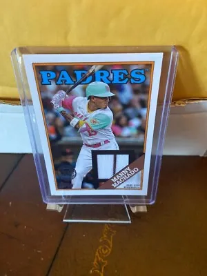 2023 Topps Series 1 Manny Machado 1988 Topps Baseball 2 Color Jersey Relic Card • $4