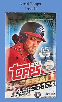 2016 Topps Inserts • $0.99