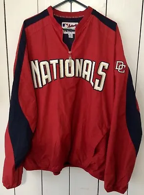 Vintage Majestic Washington DC Nationals MLB Baseball Men’s XXL Jacket • $35