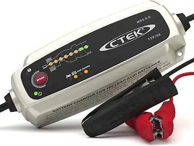 CTEK MXS 5.0 Battery Charger 12V With Built In Temperature Compensation Motorc • $194.95