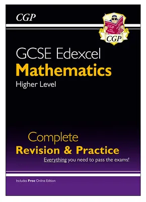 CGP Books : GCSE Maths Edexcel Complete Revision & P FREE Shipping Save £s • £4.64