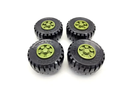 £5.99 • Buy Meccano Spare Parts 2 1/4  Diameter Road Wheels - Light Green - Multikit