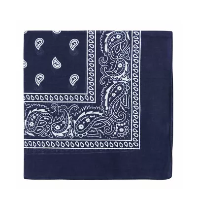 1-3Pcs Bandana 100 Cotton Paisley Print Double-Sided Scarf Head Neck Face Mask • $2.55