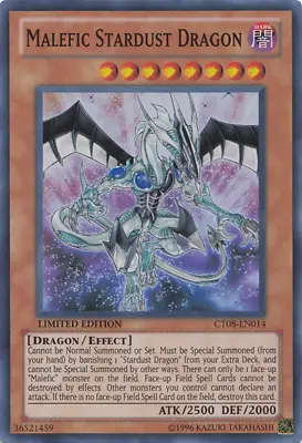 Yu-Gi-Oh Malefic Stardust Dragon ​(CT08-EN014) [2011 Collectors Tins] Moderately • $1.52