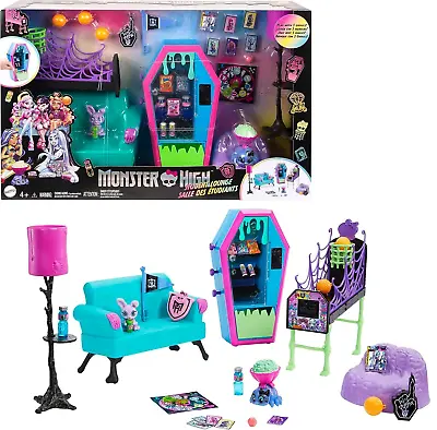 Monster High HNF67 Student Lounge Play Set Furniture And Accessories - • $20