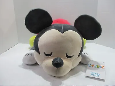 Cuddleez Mickey Mouse Plush Toy Pillow 18” Disney Large Black Red Soft New • $32.99