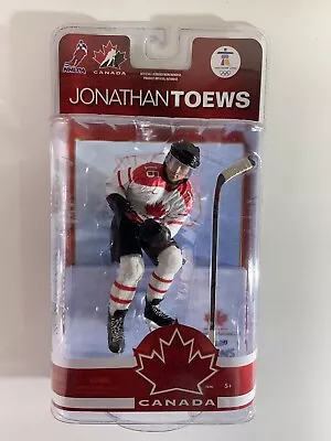 Jonathan Toews In Home White Team Canada Vancouver 2010 NHL McFarlane Figure • $46.07