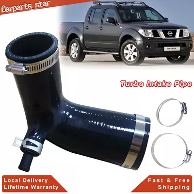 Silicone Airbox To Turbo Intake Pipe Black For 01-08 Nissan Navara D22 ZD30 3.0L • $59