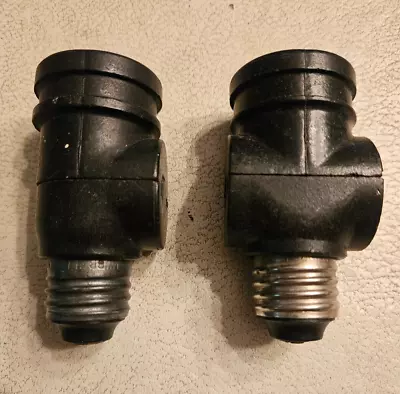 Antique EARLY 1900s Bulb Light Socket AND PLUG Adapter 660W/250V • $10