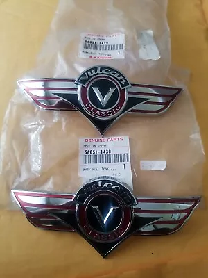 Kawasaki Vl800 Vl 800 Vulcan Classic Fuel Tank Mark Emblem 56051-1430 56051-1429 • $65.43