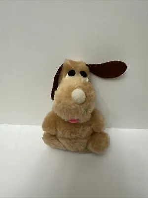 Vintage 1978 Wallace  Berrie Brown Puppy Dog Plush Stuffed Animal 3.5” • $24.99