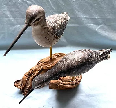 Shorebird Decoys By Master Carver Ron Tepley • $175