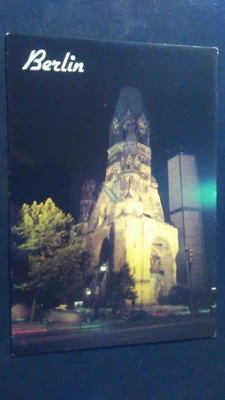 £0.87 • Buy Beautiful Older Art Postcard Berlin West Old And New Memorial Church 1980 Bg63