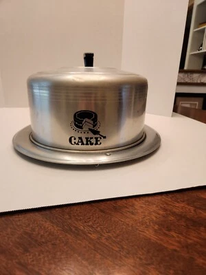 $18 • Buy Vintage Mcm West Bend Cake Carrier Metal