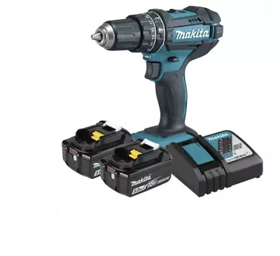 Makita DHP482 Blue Hammer 18V XPT 2x5.0Ah 62Nm 198mm Keyless Charger_220V Ups • $429.95