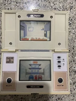 Nintendo Oil Panic Game & Watch Multi Screen OP51 In Working Condition • $236