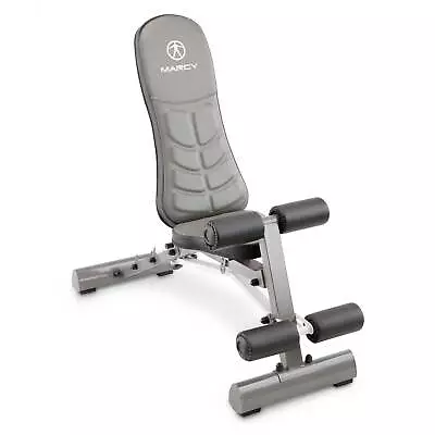 Marcy Deluxe Utility Weight Bench SB-10100 Flat Incline Decline Adjustable Folds • $169.99