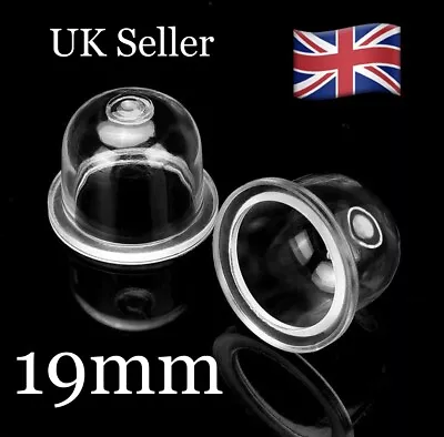 £3.90 • Buy 2 FUEL PRIMER BULBS FOR PETROL STRIMMERS HEDGE TRIMMER CHAINSAWS McCulloch 19mm