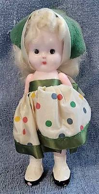 Rare Vintage Plastic Doll Marked S&e By Knickerbocker Plastic Company Good Cond. • $7.99