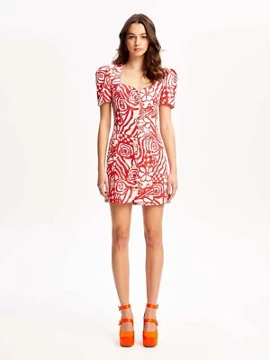 $135 • Buy Bnwt Alice Mccall Salsa Red Daisy Daze Mini Dress - Size 6 Au/2 Us (rrp $499)
