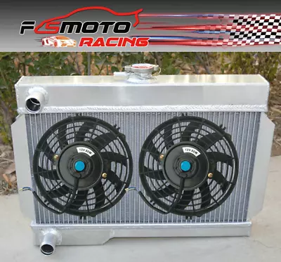 56MM Aluminum Radiator + Fans For ROVER MG MGB GT NIB MANUAL MT • $160