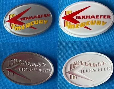 X2 Reproduction Vintage Mercury Kiekhaefer Outboard Emblem (Combo) • $28.93