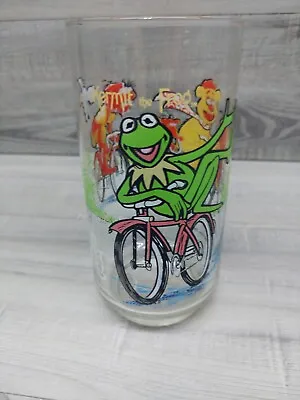 1981 Mcdonald's The Great Muppet Caper Kermit On Bicycle Drinking Glass • $6.99