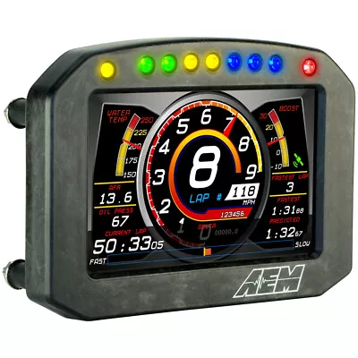 AEM 30-5600F CD-5F Flat Panel Non-Logging/ Non-GPS Color Racing Dash Display Kit • $1579.12