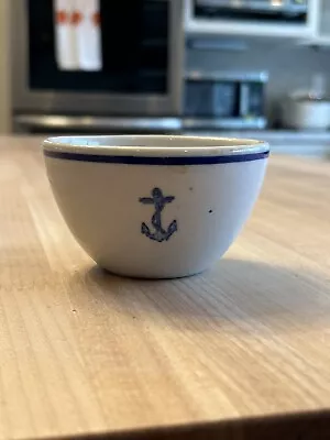 Vintage TEPCO Vitrified China - Navy Fouled Anchor Coffee Cup - Made In USA • $10.99