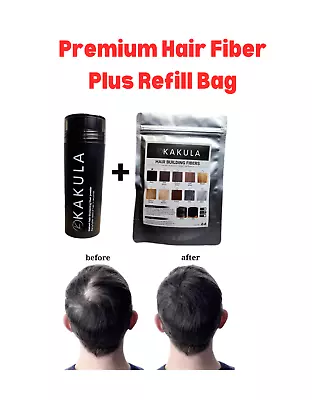 Kakula Keratin Hair Fiber Fiber Refill 27.5g/50G Black Dark/Med/Light Brown • $12.99