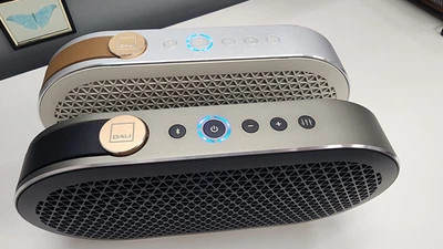 $900 • Buy Pair Of Dali Katch G2 Portable Speakers  - Caramel White & Iron Black