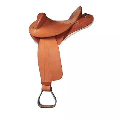 Australian Style Half Breed Aussie Stock Leather Horse Saddle Swinging Fender • $768.90