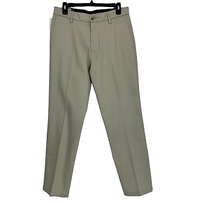 DOCKERS Men’s Signature Khaki Casual Pants Size W30”xL30” Beige Color Stretch • $20.99