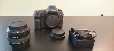Canon  EOS EOS 5D Mark II 21.1 MP Digital Camera - Black • $1000