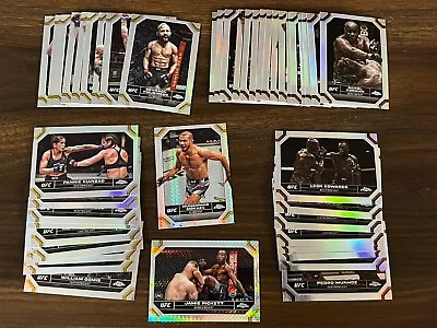 (44) 2024 Topps Chrome UFC INVESTOR/COLLECTOR Refractor Inc. SEPIA Lot • $0.99