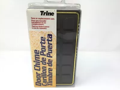 Vintage Trine Two-Note Mechanical Door Chime Faux Wood Quilt MCM Pattern • $29.99