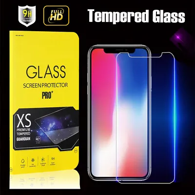 9H Tempered Glass Screen Protector Film For Apple IPhone XS 8 Plus 7 6S 5S SE 4s • $3.79