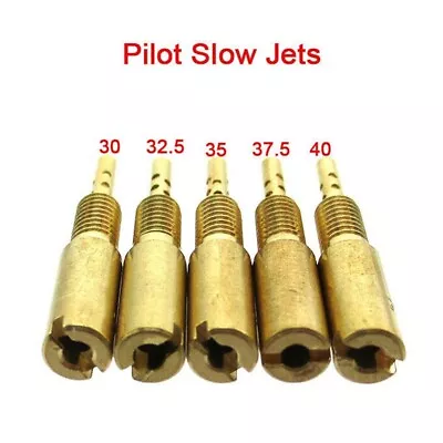 For Mikuni Carburetor Pilot Slow Jet Kit HS HSR VM28/486 30 40 Jets 5 Pieces • $8.11