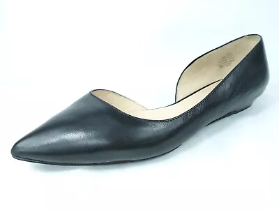 NINE WEST Size 7M Black Leather Low Wedges/flats • $35