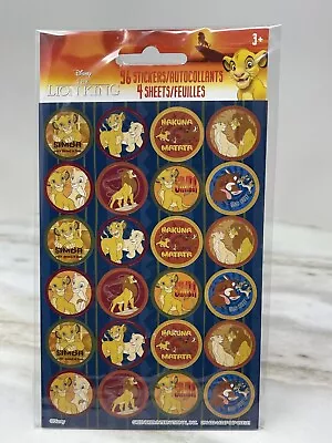 96 Disney The Lion King Stickers 4 Sheets Party Favor Teacher Crafting Scrapbook • $3.50