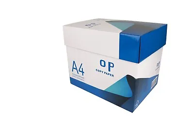 A4 Paper 75gsm OP White Plain Printer Copy Box Of 5 Reams 2500 Sheets 75gsm • £19.99