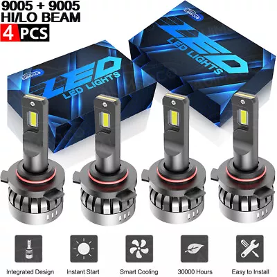 9005 For 1992-1995 Dodge Viper LED Headlight Kit Combo Bulbs 6000K High Low BEAM • $99.99