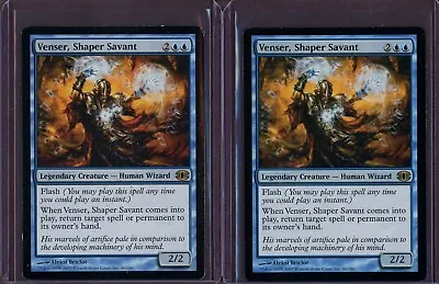 MTG Venser Shaper Savant X2 LP 1/2 Playset FS Next Day Ship! (JankNDthings) • $5.36