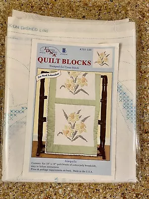 Vintage Jack Dempsey Needle Art Quilt Blocks Cross Stitch Pillows Table Runner • $9.99