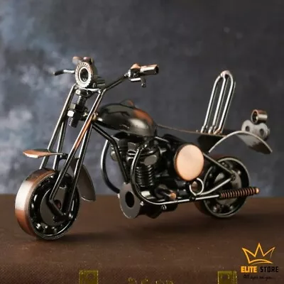 Retro Nut & Bolt Iron Harley Motorcycle Model Figurine For Home Decor Collection • $18.15