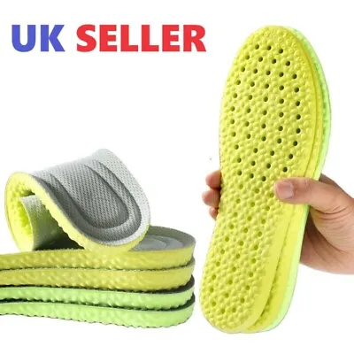 Shoe Insoles Size Arch Support Orthotic Plantar Fasciitis Women Men Flat Feet UK • £5.95