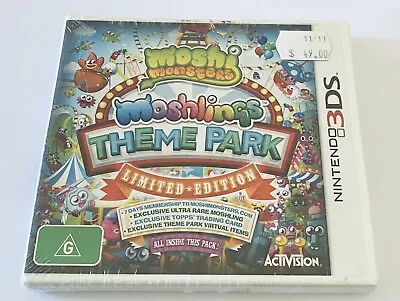 Moshi Monsters: Moshlings Theme Park Limited Edition (Nintendo 3DS Game) NEW** • $10.27